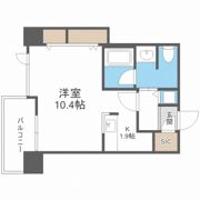 クロスレジデンス大阪新町の間取り画像