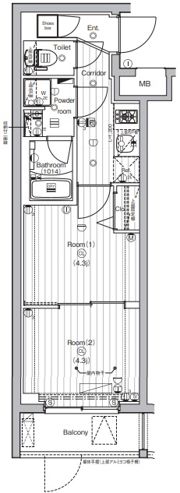 仮称）PREMIUM CUBE世田谷の間取り画像