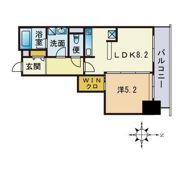 アルフォート天神の間取り画像