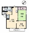 エクセルハイツの間取り画像