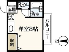 グランディーYの間取り画像