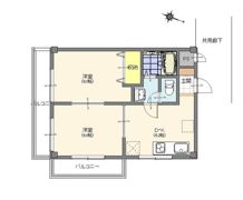 中郷ハイツの間取り画像