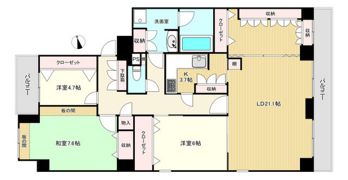 野村ソシエテ橋本町の間取り画像