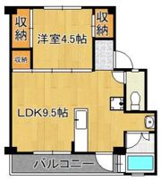 ビレッジハウス若松1号棟の間取り画像