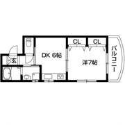 北野TKの間取り画像