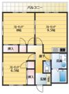 サンハイム高萬二番館の間取り画像