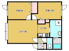 クロスVの間取り画像