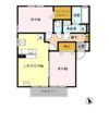 リビングタウンみらい平 Cの間取り画像