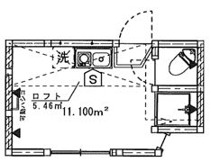 MAT31朝日町の間取り画像