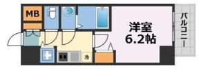ジェーティー大阪ウエストの間取り画像