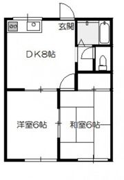 メゾンKの間取り画像