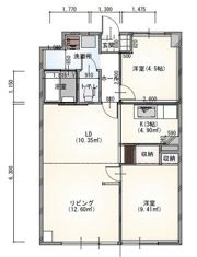 カツミマンションの間取り画像