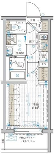 ブライズ高砂の間取り画像