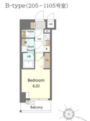S-RESIDENCE横濱吉野町burgeonの間取り画像