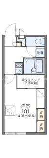 レオパレス富士見の間取り画像