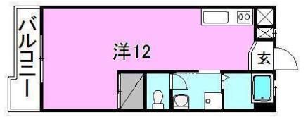 カサブランカ駅前の間取り画像