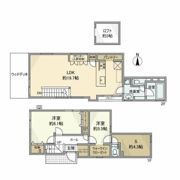 等々力戸建の間取り画像