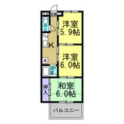 竹富士ビルの間取り画像