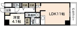 ラ・テール袋町公園の間取り画像