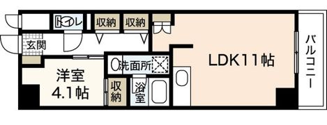 ラ・テール袋町公園の間取り画像
