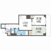 日商岩井中津マンションの間取り画像