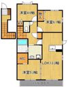 シャンティ B棟の間取り画像