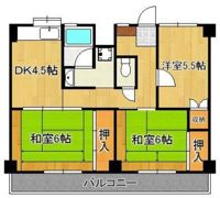 ビレッジハウス沼小柳3号棟の間取り画像