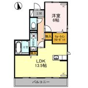 セジュール ハッピータウン Aの間取り画像