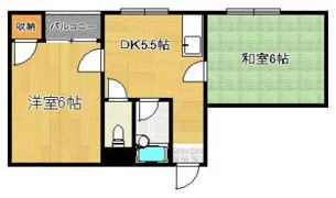 下木田マンションの間取り画像