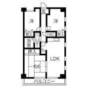 パシフィックマンションの間取り画像