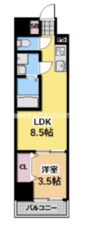 コートエスト都島の間取り画像