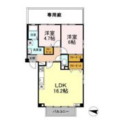 ハイム城山の間取り画像