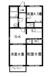 フェリース露木Aの間取り画像