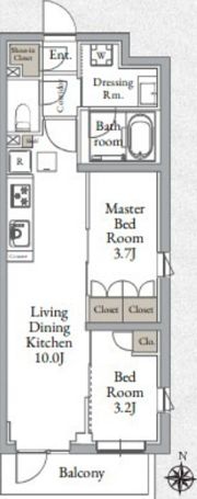 Live Casa千鳥の間取り画像
