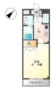 フェリーチェ・Kの間取り画像