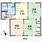 ラルジュ瀬戸B棟の間取り画像