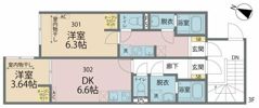 カインドネス南浦和の間取り画像