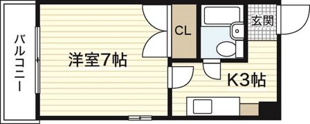 西本ビル（中広）の間取り画像