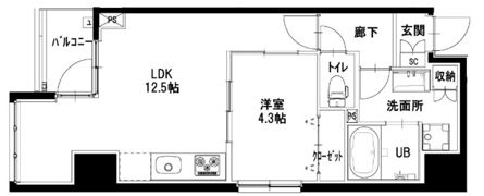 椿荘の間取り画像