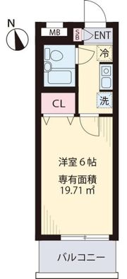 エクレイル吉祥寺の間取り画像