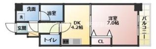 エンゼルプラザ大津長等の間取り画像