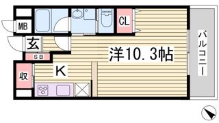 アーバネックス神戸駅前の間取り画像