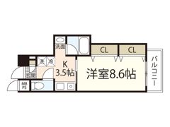 センテニアル東平塚の間取り画像