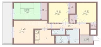 クオリティ東淀川の間取り画像