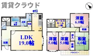 おゆみ野4丁目貸家の間取り画像