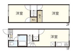 レオパレスひいらぎⅢの間取り画像