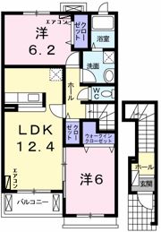 ルミナス・MⅢ A棟の間取り画像