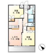 ハピネスの間取り画像