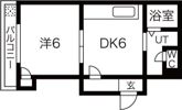 ハイツ山科の間取り画像
