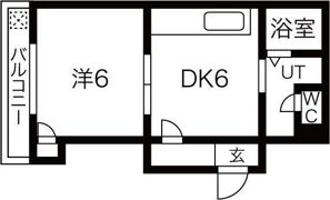 ハイツ山科の間取り画像